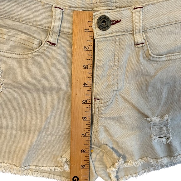 Vintage Y2K Mudd Low Rise Micro Mini Booty Shorts Bundle Lot of 2 Denim Jrs Sz 7 - Picture 5 of 16